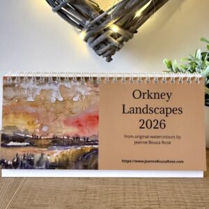 orkney landscapes 2026 desk calendar