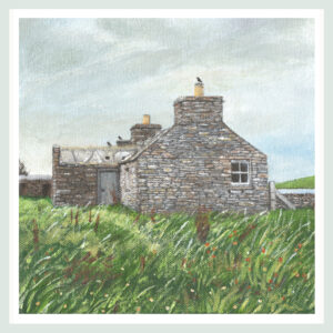 orkney cottage print