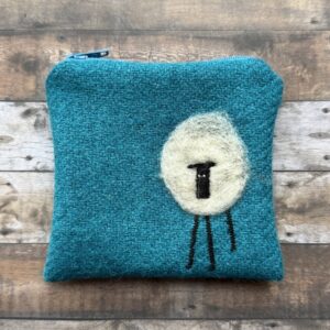 sheep purse (blue)